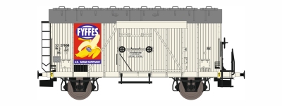 Dekas DK-872128 - H0 - Gedeckter Güterwagen Fyffes, SJ, Ep. III
